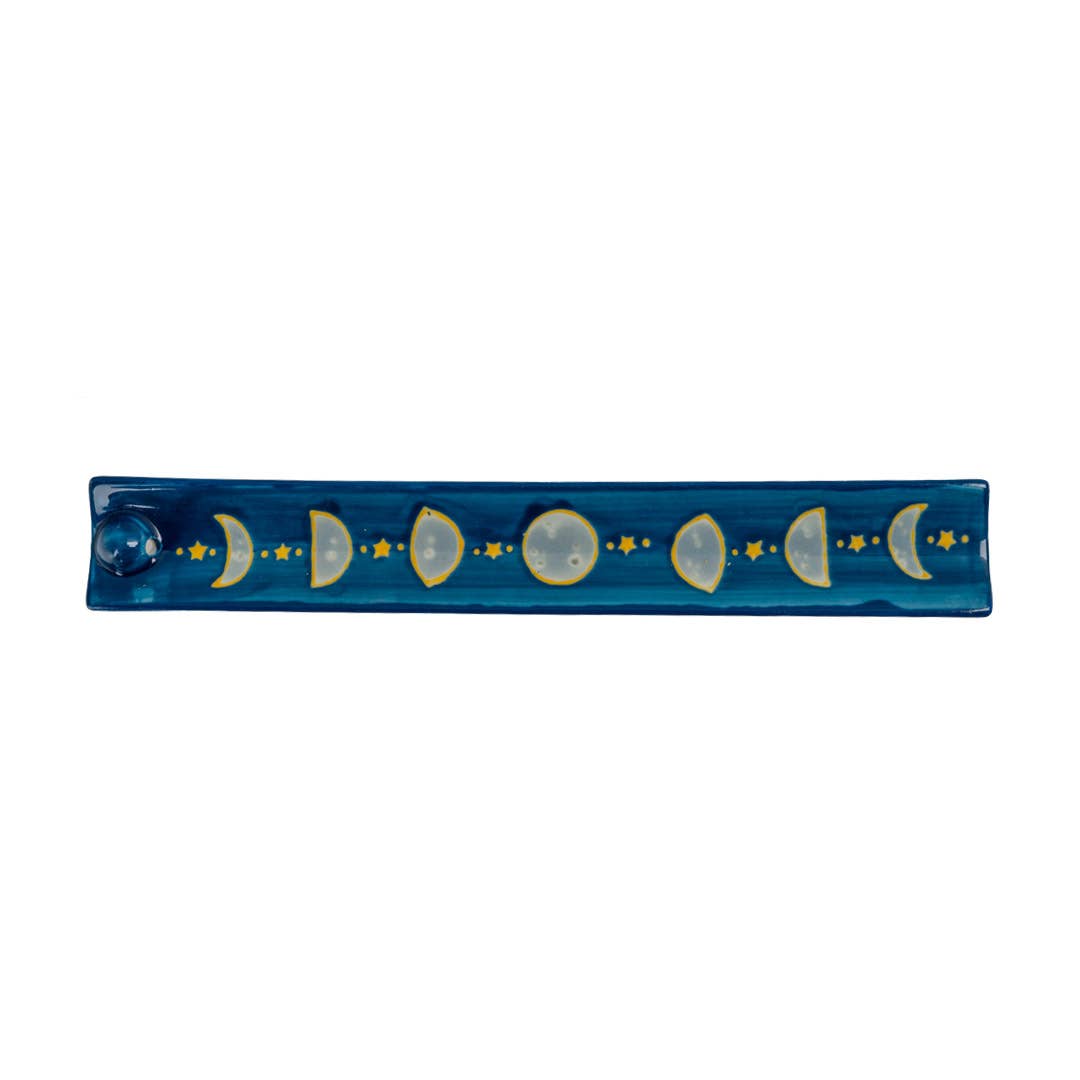 Moon Phases Ceramic Incense Burner