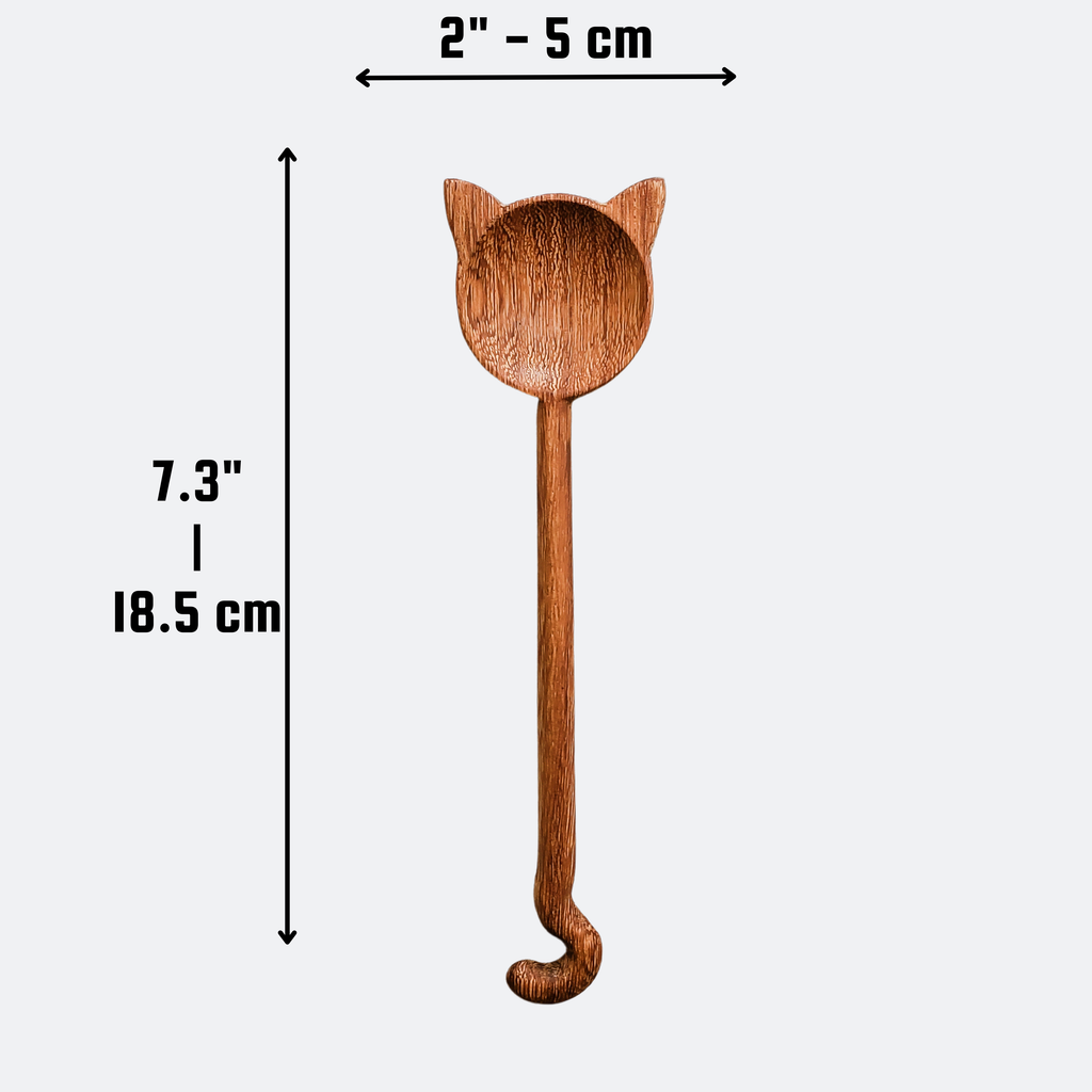 Cat Wooden Stirring Spoon