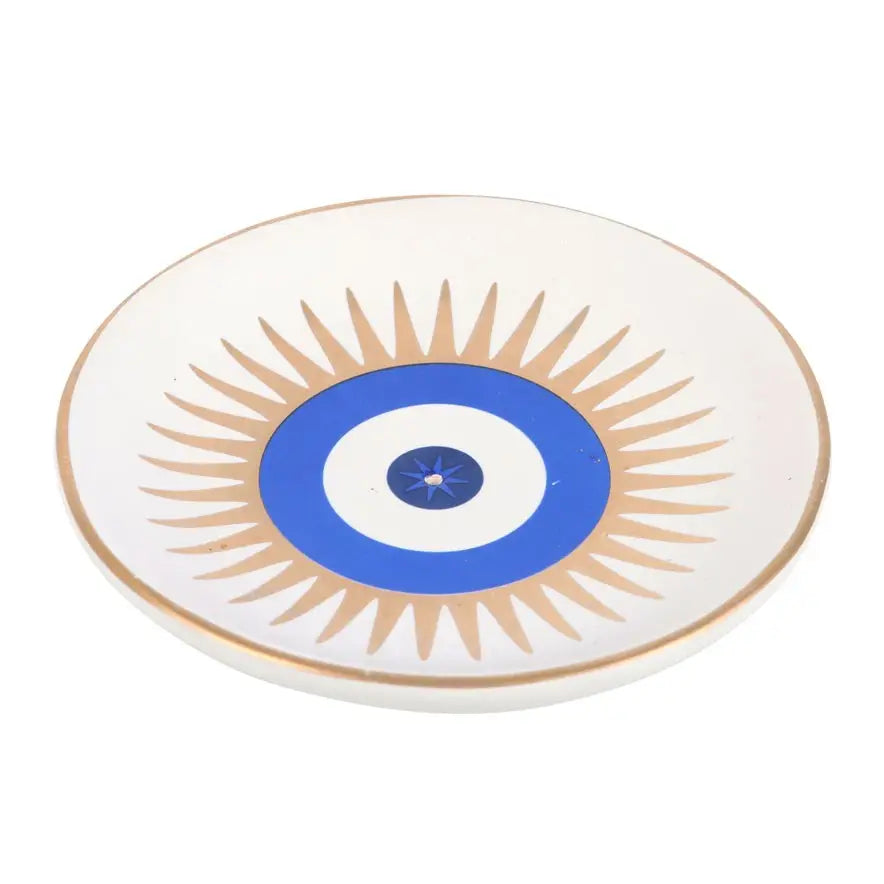 All Seeing Eye Ceramic Incense Holder