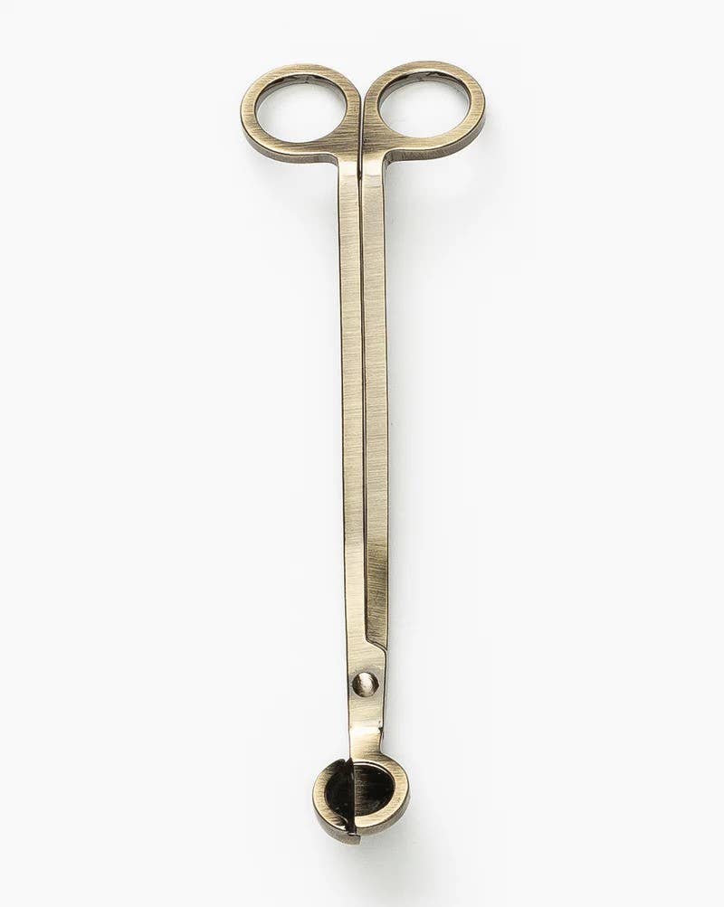 Candle Wick Trimmer - Antique Brass