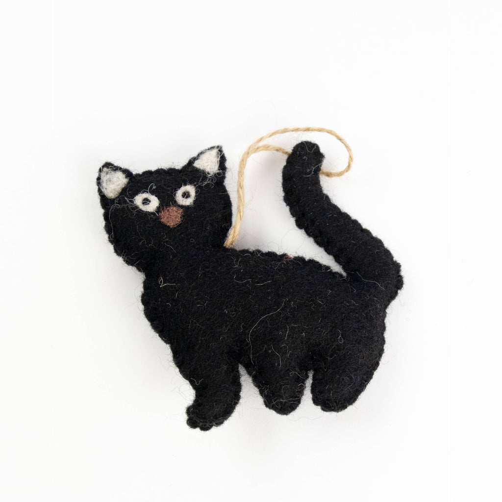 Ornament - Halloween Decor - Black Cats
