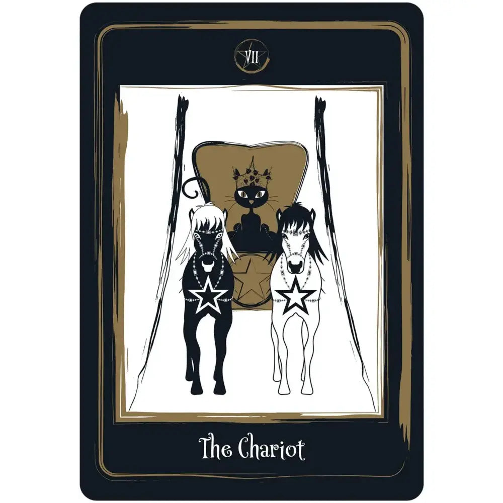 Golden Black Cat Tarot