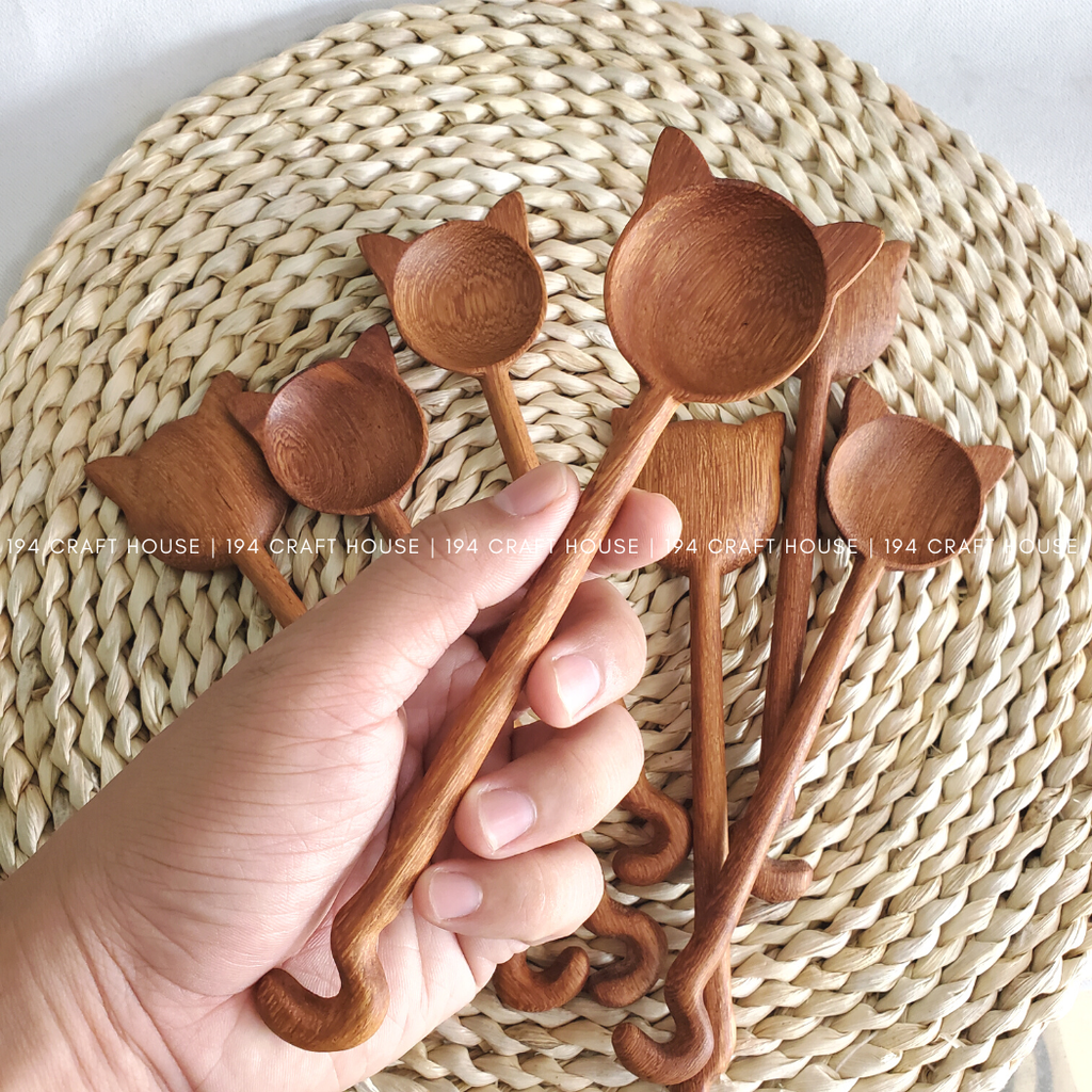 Cat Wooden Stirring Spoon