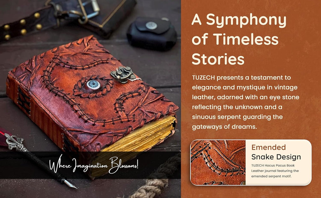 TUZECH Cutomizable Hocus Pocus Book of Spells