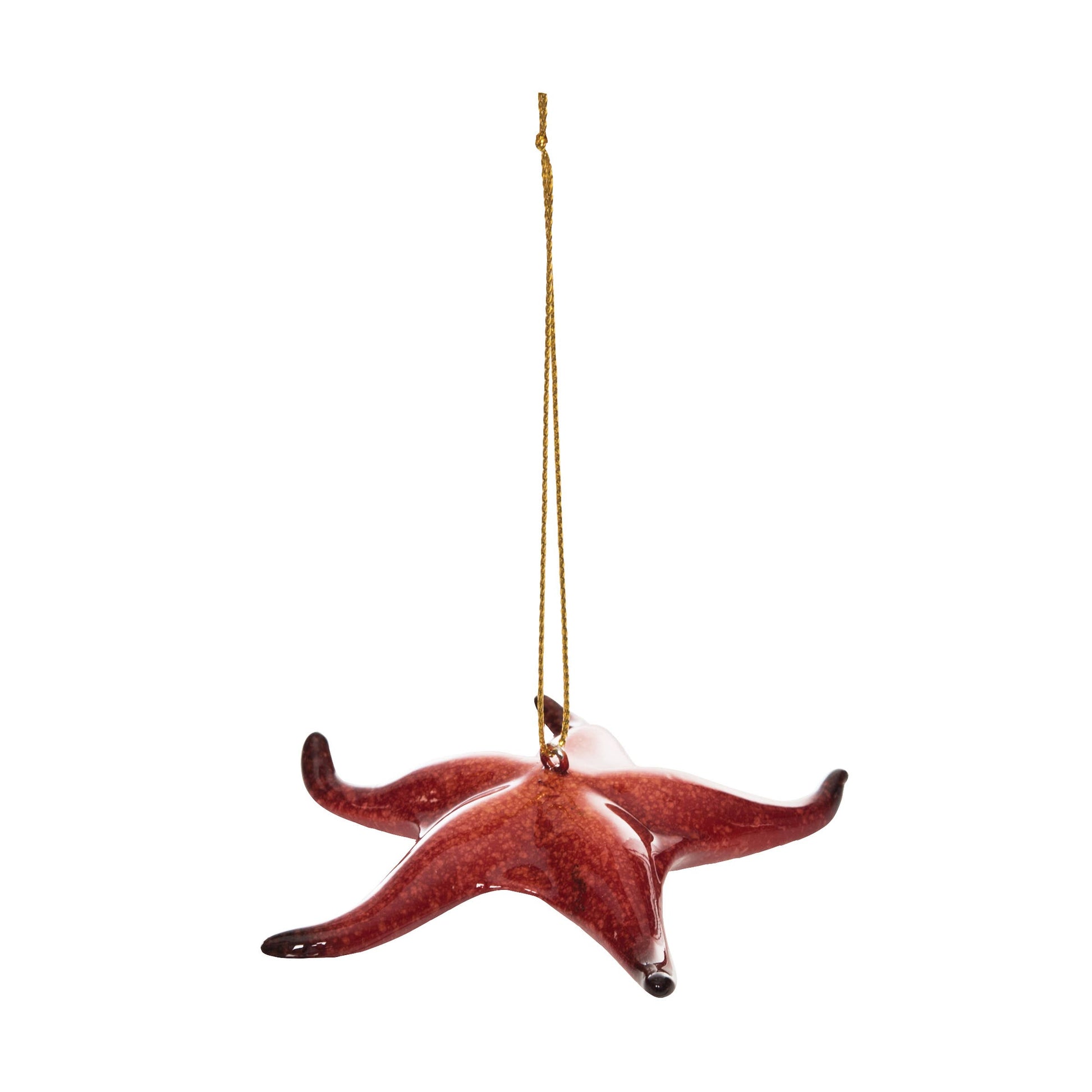 Christmas Sea Star Red Ornament