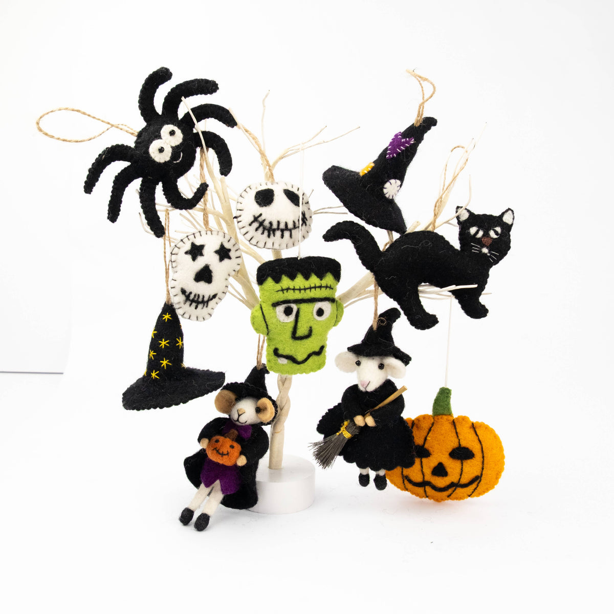 Ornament - Halloween Decor - Witch Hats