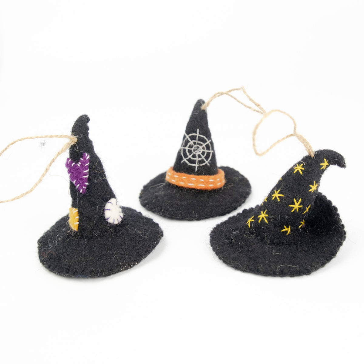 Ornament - Halloween Decor - Witch Hats