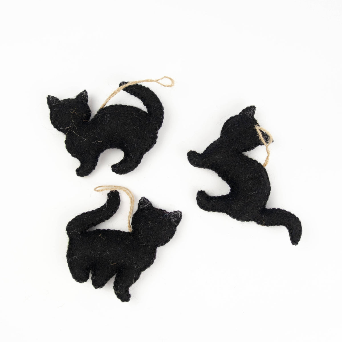 Ornament - Halloween Decor - Black Cats