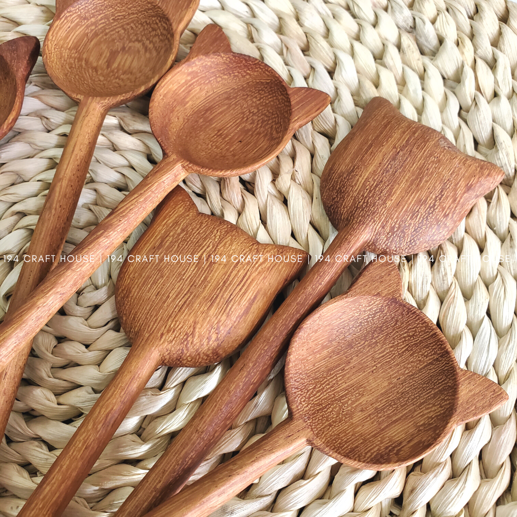 Cat Wooden Stirring Spoon