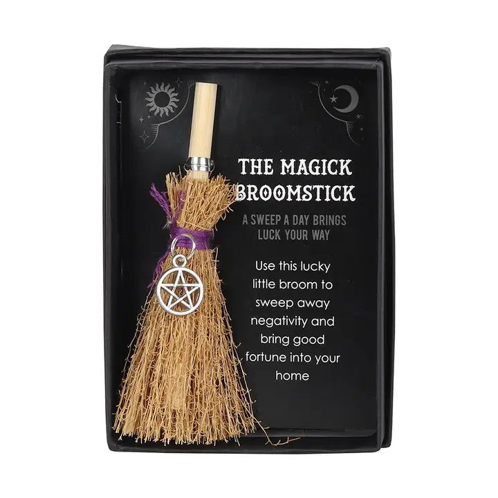 Pentagram Mini Magick Halloween Broomstick