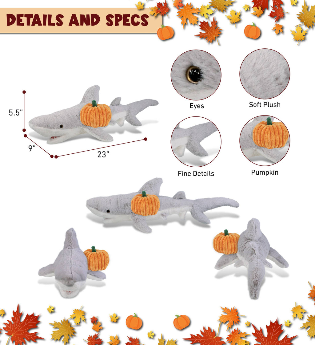 Plush Pumpkin - Super-Soft Plush - Shark
