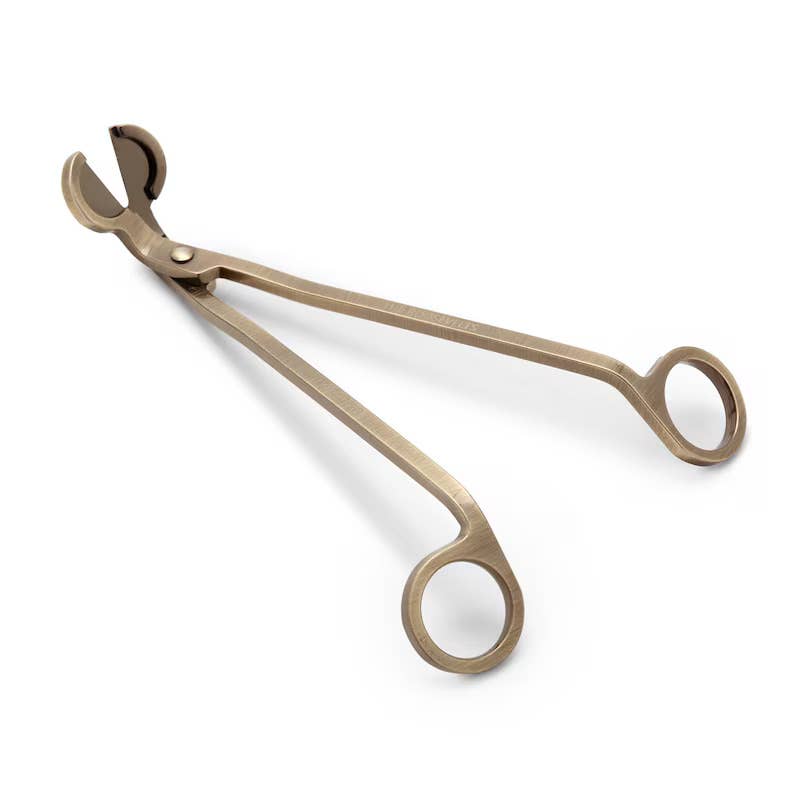Candle Wick Trimmer - Antique Brass