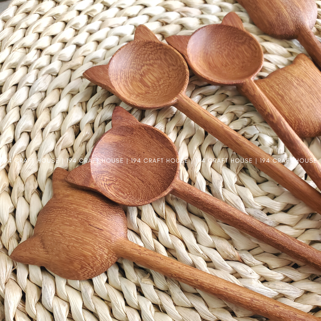 Cat Wooden Stirring Spoon