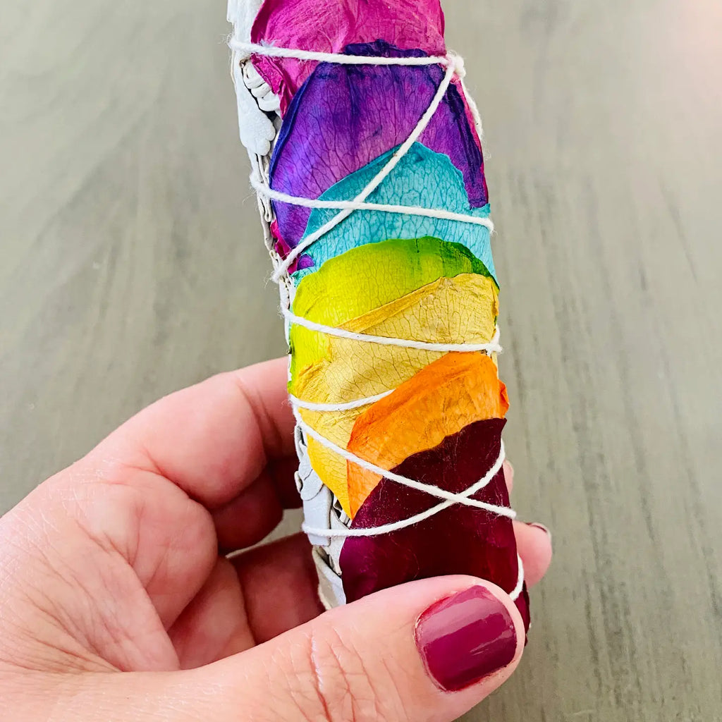 Rainbow White Sage