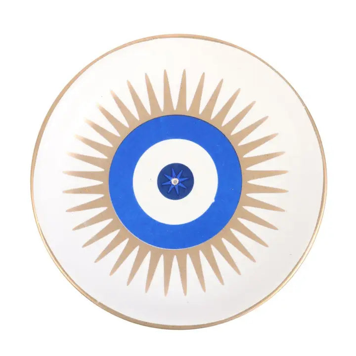 All Seeing Eye Ceramic Incense Holder