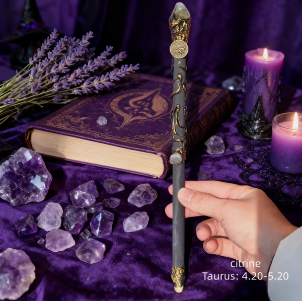 1pc Zodiac Crystal Magic Wand - Taurus