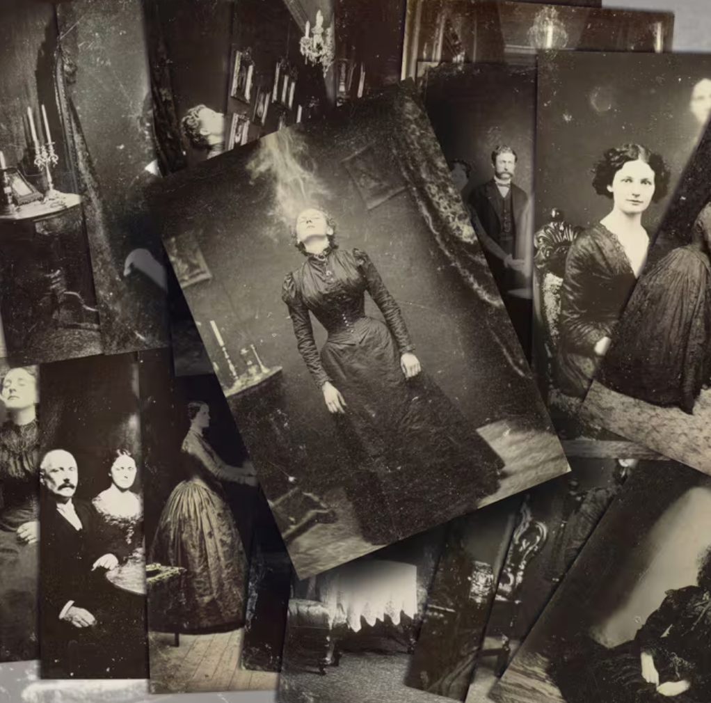 Victorian Ghost Photo Paper Postcards - 4X6 Inches