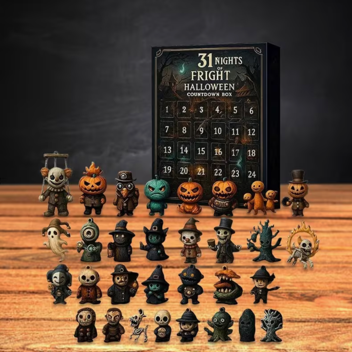 31 Nights of Fright Halloween Countdown Box
