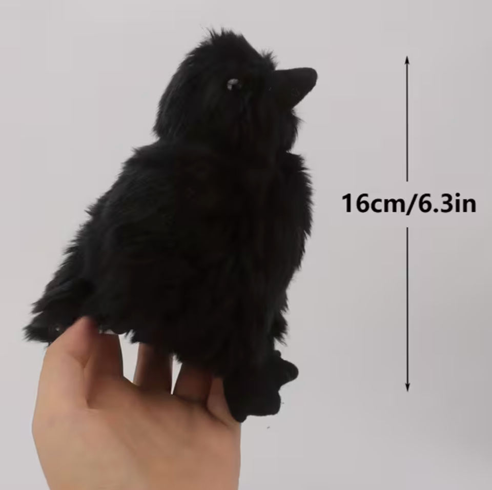Small Stuffed Crow Plush