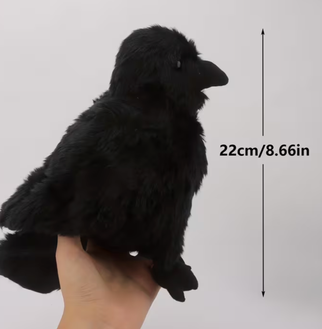 Large Stuffed Crow Plush