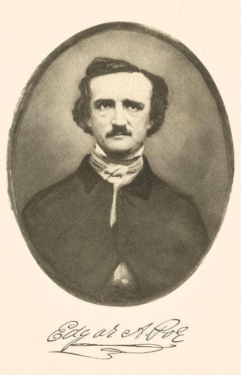 Edgar Allen Poe Magnet