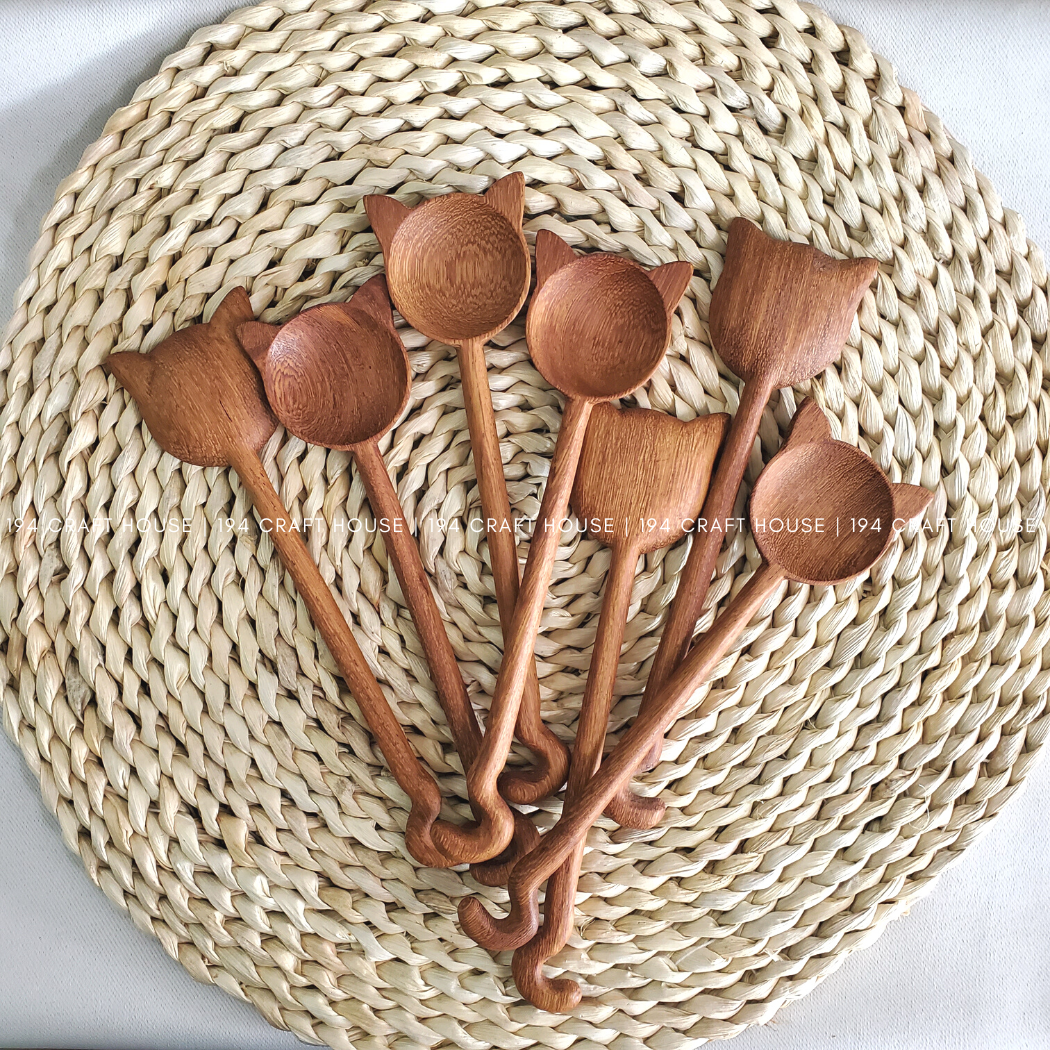 Cat Wooden Stirring Spoon