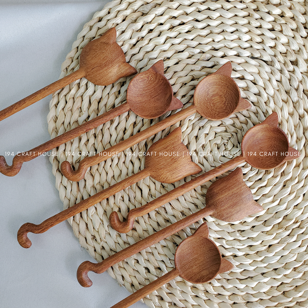 Cat Wooden Stirring Spoon
