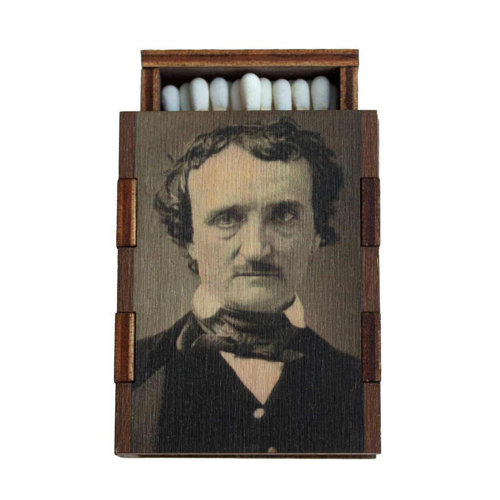 Edgar Allan Poe Wooden Matchboxes