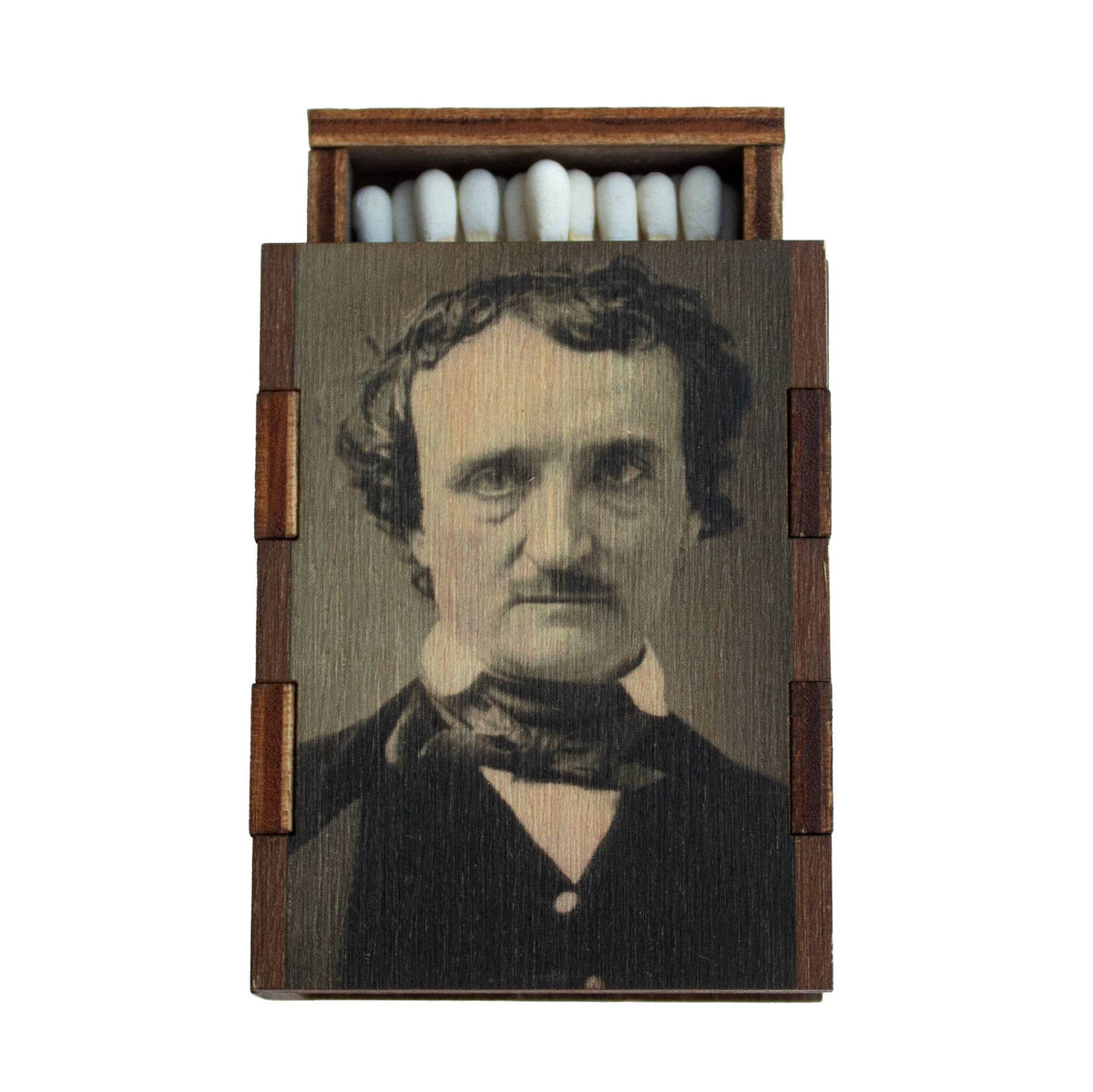Edgar Allan Poe Wooden Matchboxes
