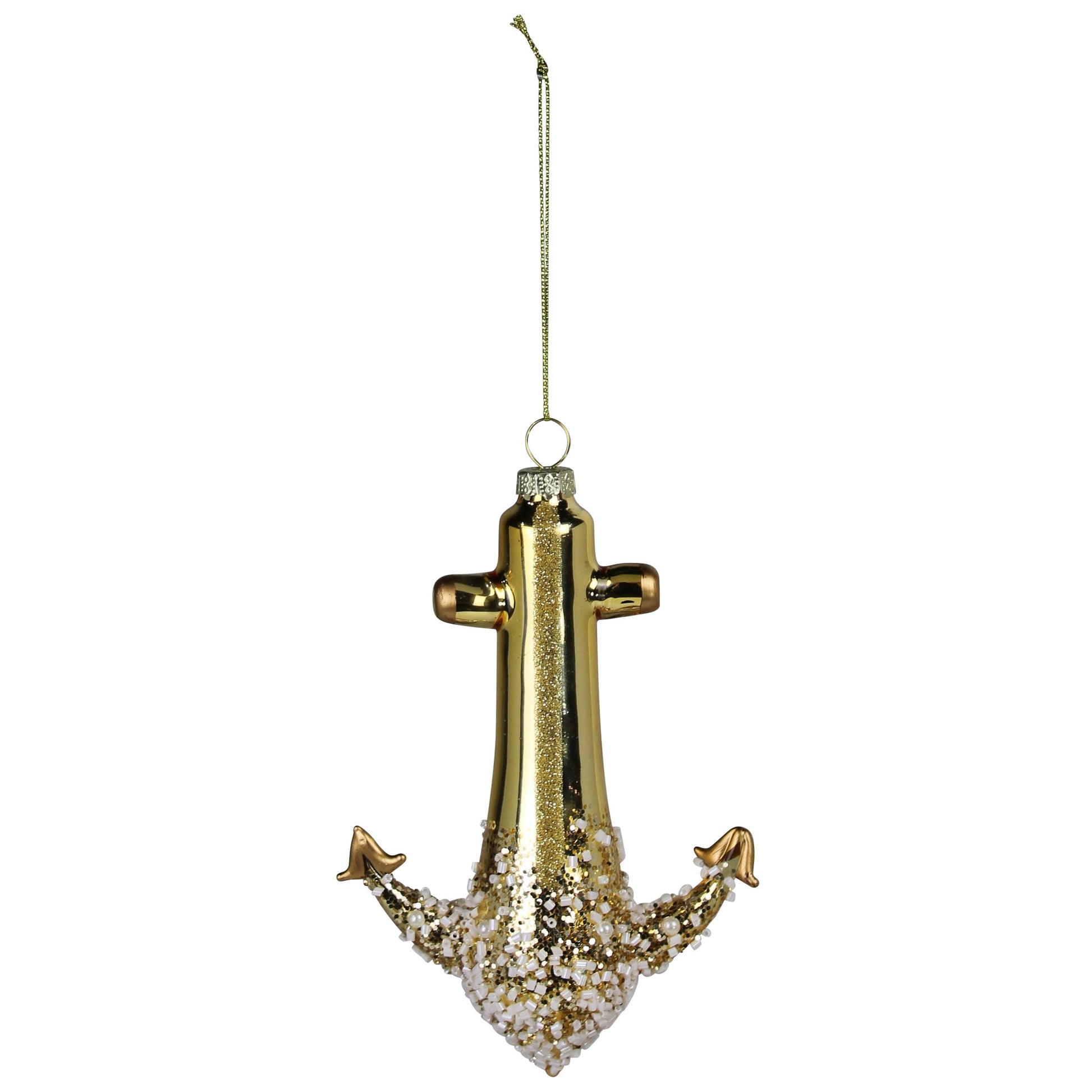 Anchor Ornament, Glass