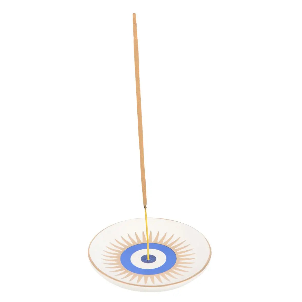 All Seeing Eye Ceramic Incense Holder