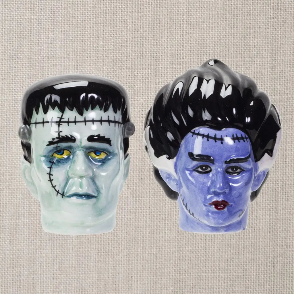 Mr. & Mrs. Frankenstein Salt and Pepper Shakers Set